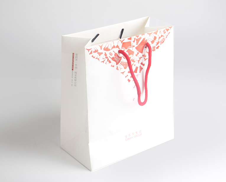 純潔、簡(jiǎn)約圣誕手提袋