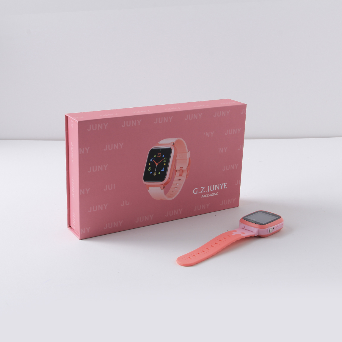 像這樣Colorful的兒童手表包裝盒要選擇那種印刷？